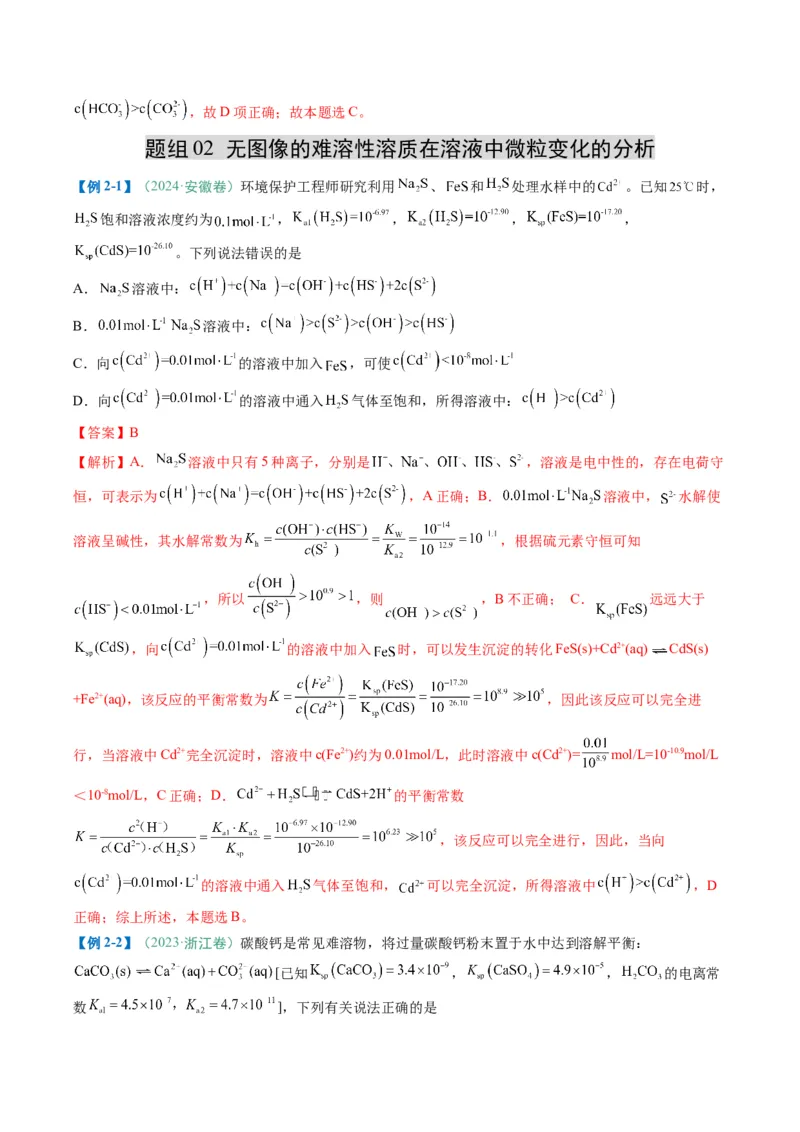 题型14电解质溶液（解析版）_05高考化学_2025年新高考资料_二轮复习_2025年高考化学二轮热点题型归纳与变式演练（新高考通用）340117718