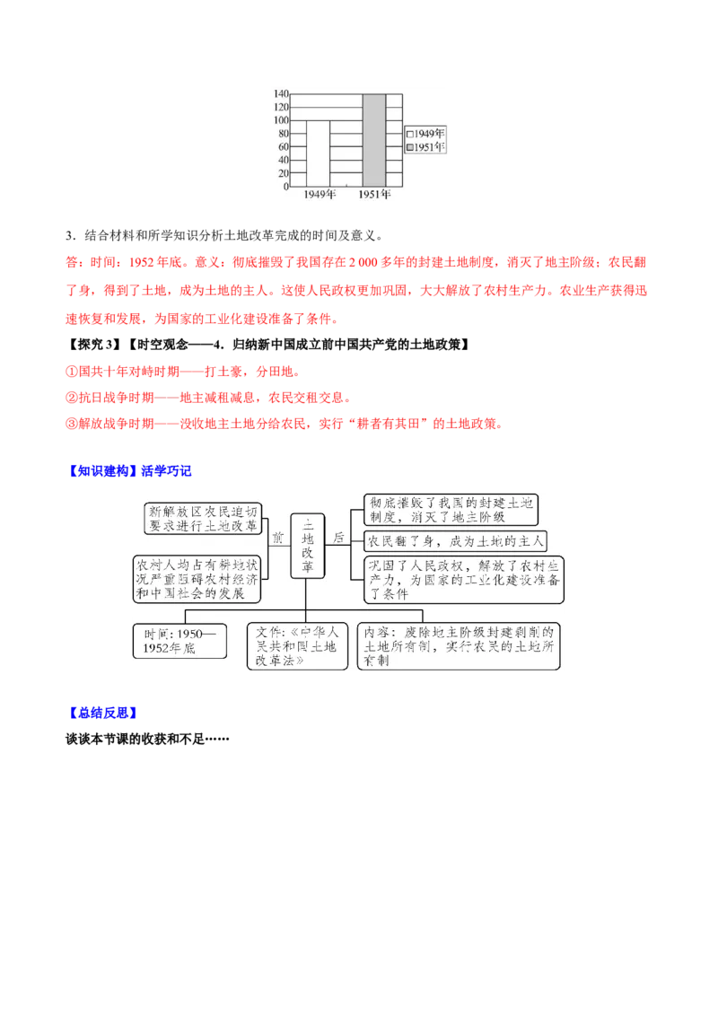 第3课土地改革（导学案）-（统编版）_新八下历史_00、更新资料3月23日_第二套(4)_大单元教学课件+教学设计-U40_第一单元中华人民共和国的成立和巩固（1-3）