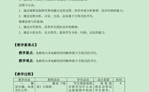 (教案)离子反应_化学课件_高中化学第一册_第一章物质及其变化