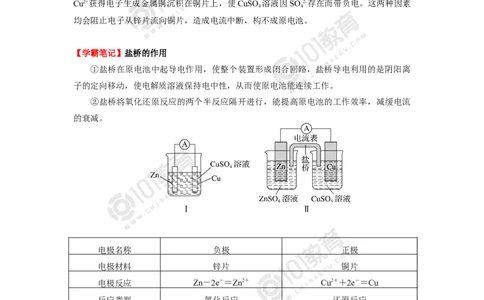 选择性必修1第四章第一节原电池_新人教版高二化学选修一、二、三_新人教版高中化学选择性必修第一册_高二化学（选择性必修第一册）学案练习