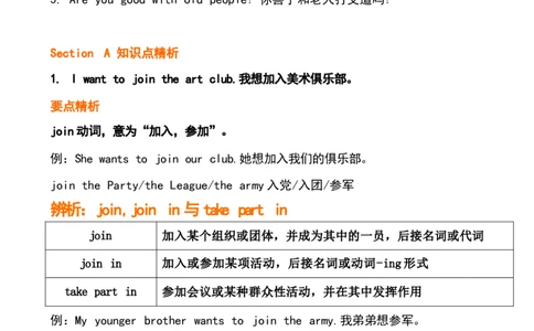 unit1_24秋《初中各科知识点梳理》_初中英语《知识梳理》7-9年级上下册_重点知识_人教版初中英语_下册_七下_unit1