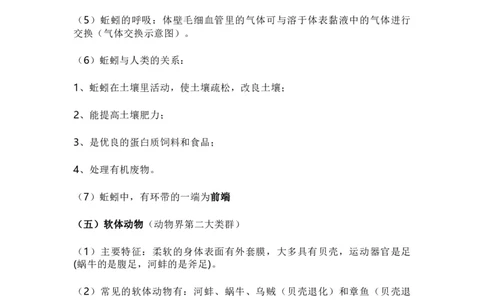 人教版初中生物八年级上册知识梳理_24秋《初中各科知识点梳理》_初中生物《知识梳理》7-8年级上下册_人教版初中生物7-8年级上下册知识点