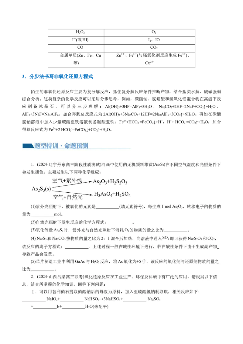 重难点突破&ldquo;陌生情景下&rdquo;方程式的书写(原卷版)_05高考化学_2024年新高考资料_2.2024二轮复习_2024年高考化学二轮复习讲练测（新教材新高考）