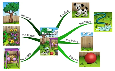 thebackyard_《小学思维导图》_思维导图语数英第二套_英语_思维导图_思维导图RAZAA
