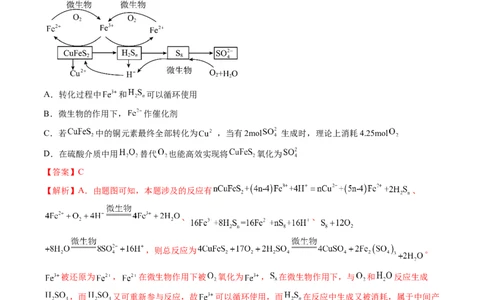黄金卷06-赢在高考&middot;黄金8卷备战2024年高考化学模拟卷（山东专用）（解析版）_05高考化学_2024年新高考资料_4.2024高考模拟预测试卷