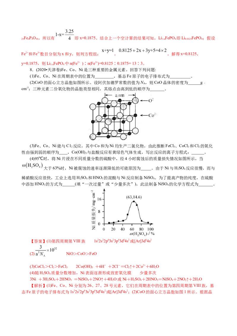 解密13物质结构与性质(讲义)-高频考点解密2021年高考化学二轮复习讲义+分层训练_05高考化学_新高考复习资料_2021新高考资料