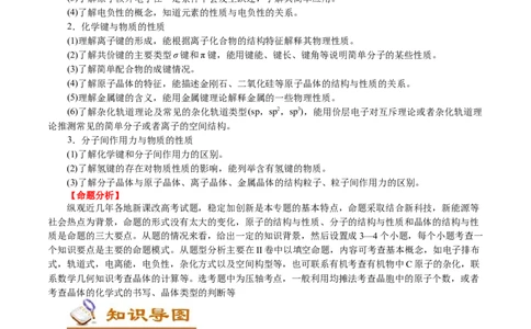 解密13物质结构与性质(讲义)-高频考点解密2021年高考化学二轮复习讲义+分层训练_05高考化学_新高考复习资料_2021新高考资料