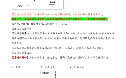 第1单元&nbsp;&nbsp;&nbsp;&nbsp;位置与方向（一）-（人教版）_26春人教版数学三下_19、赠送其它资料_新建文件夹_三年级数学下册（人教版）_知识解读+题型专练-T2