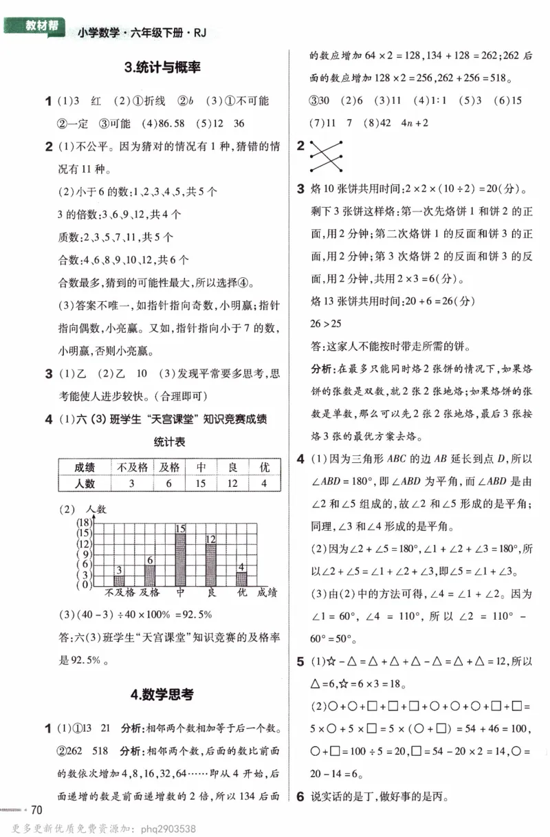 26春《练习帮》人教数学六下_26春人教版数学三下_09、练习题+试卷合集_-26春《教材帮》_26春《教材帮》人教数学6下