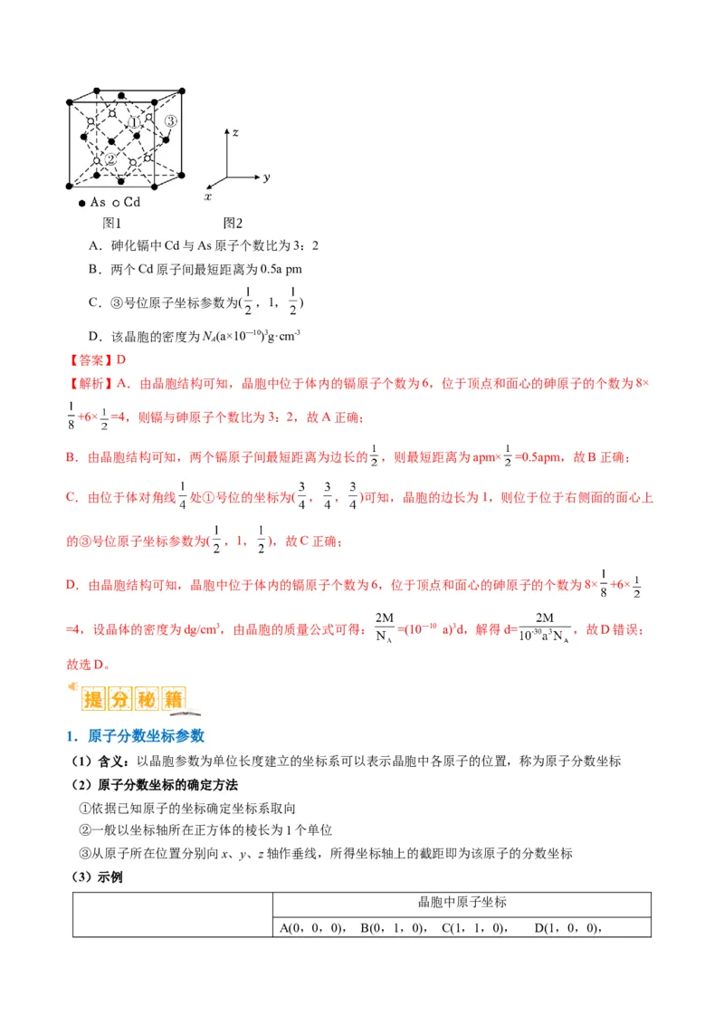 题型20物质结构与性质基础（解析版）_05高考化学_2024年新高考资料_2.2024二轮复习_2024年高考化学二轮热点题型归纳与变式演练（新高考通用）