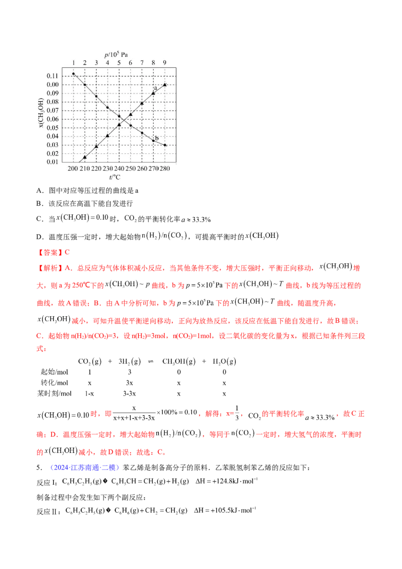 通关08化学反应速率及化学平衡（解析版）-备战2024年高考化学抢分秘籍（新高考专用）_05高考化学_2024年新高考资料_5.2024三轮冲刺_备战2024年高考化学抢分秘籍（新高考专用）322209527