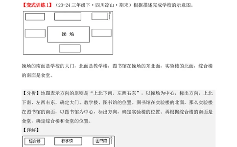 专项突破01：位置与方向（一）（作图题）（2大考点）（教师版）-（人教版）_26春人教版数学三下_00、更新资料3月18日_单元复习专项-K48_2025版