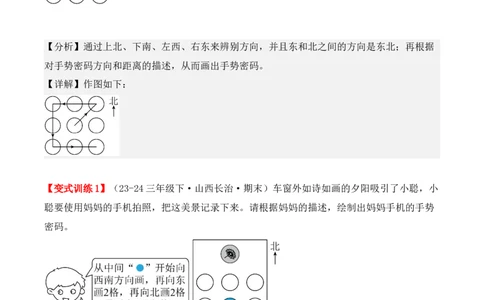 专项突破01：位置与方向（一）（作图题）（2大考点）（教师版）-（人教版）_26春人教版数学三下_00、更新资料3月18日_单元复习专项-K48_2025版