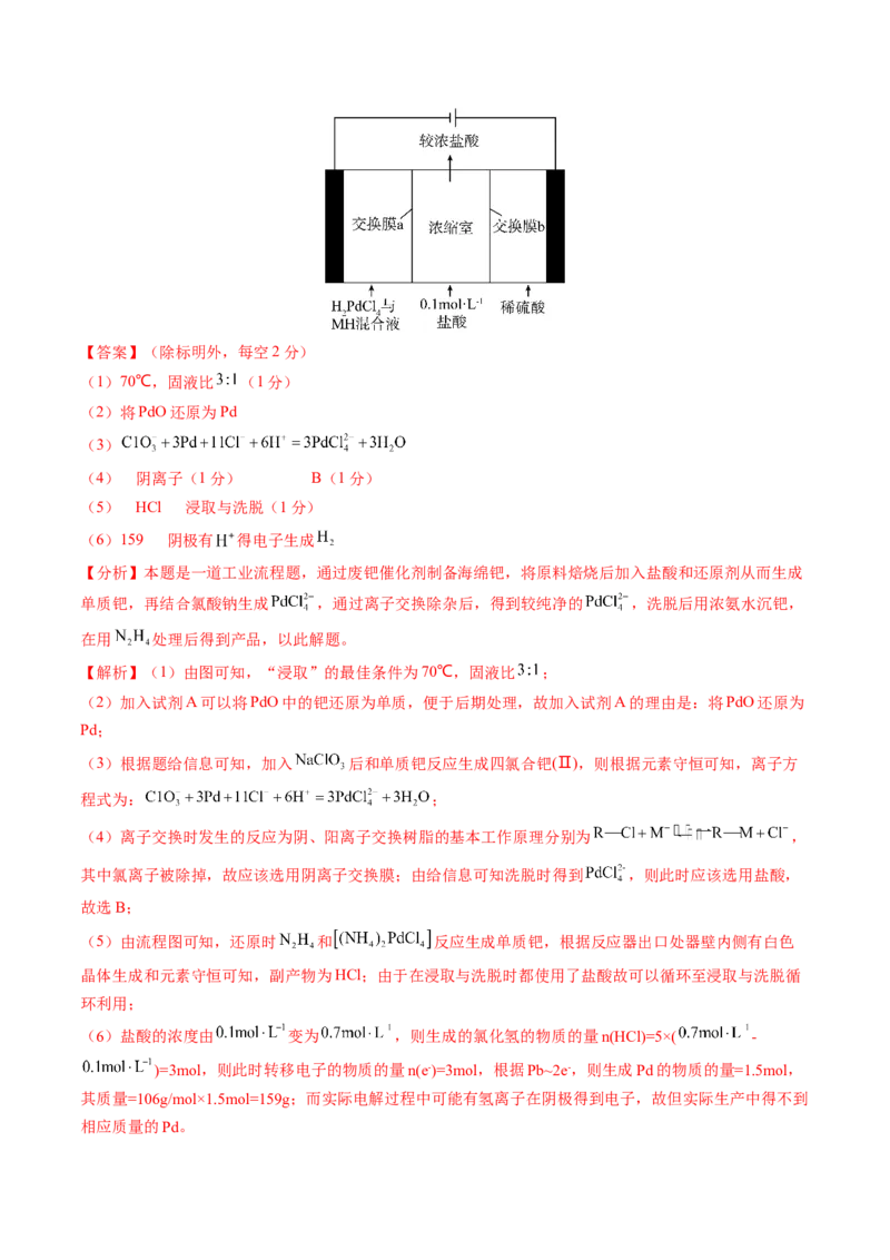 黄金卷07（全国卷老教材）-赢在高考&middot;黄金8卷备战2024年高考化学模拟卷（全国卷专用）（解析版）_05高考化学_2024年新高考资料_4.2024高考模拟预测试卷