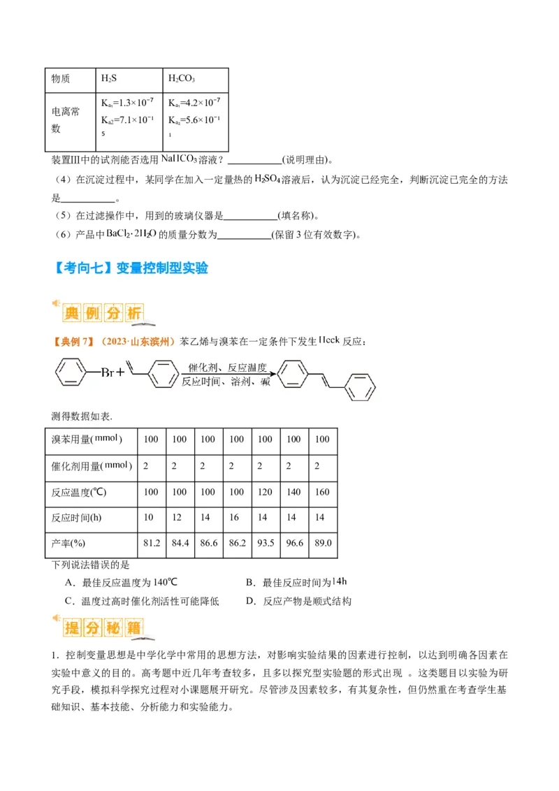 题型17化学实验综合（原卷版）_05高考化学_2024年新高考资料_2.2024二轮复习_2024年高考化学二轮热点题型归纳与变式演练（新高考通用）