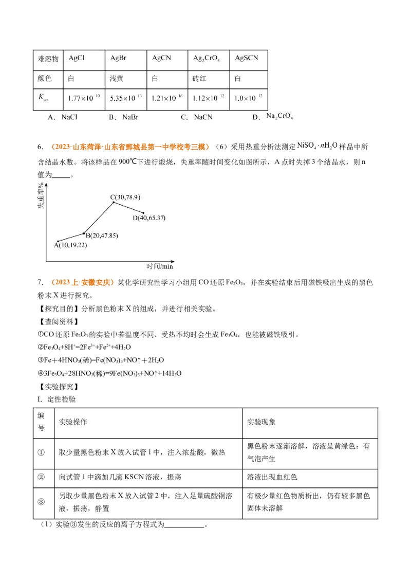 题型17化学实验综合（原卷版）_05高考化学_2024年新高考资料_2.2024二轮复习_2024年高考化学二轮热点题型归纳与变式演练（新高考通用）