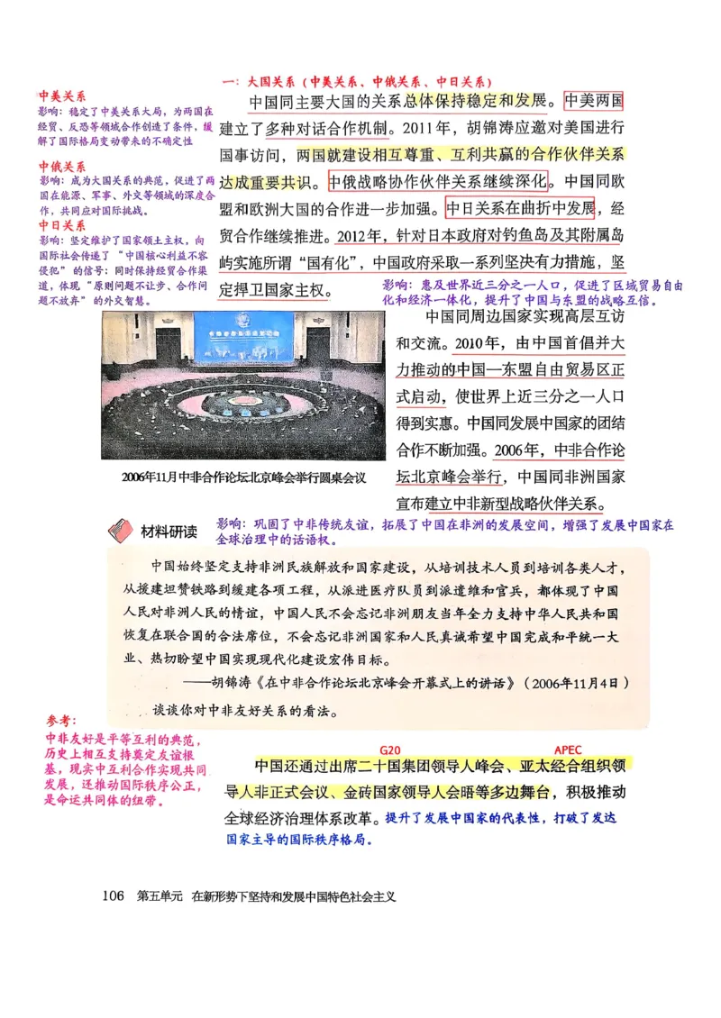 八下历史手写笔记（新）(1)_新八下历史_02、课堂手写笔记