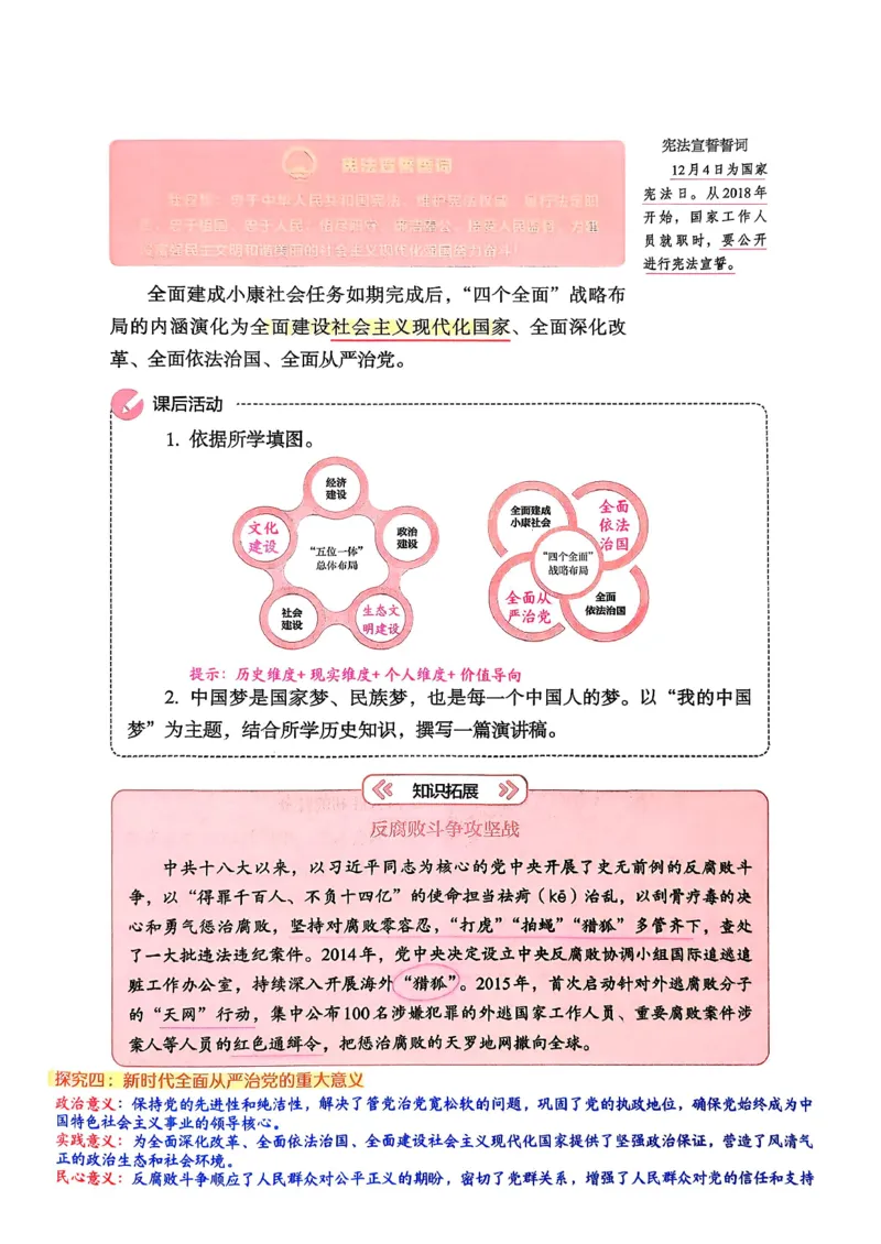 八下历史手写笔记（新）(1)_新八下历史_02、课堂手写笔记