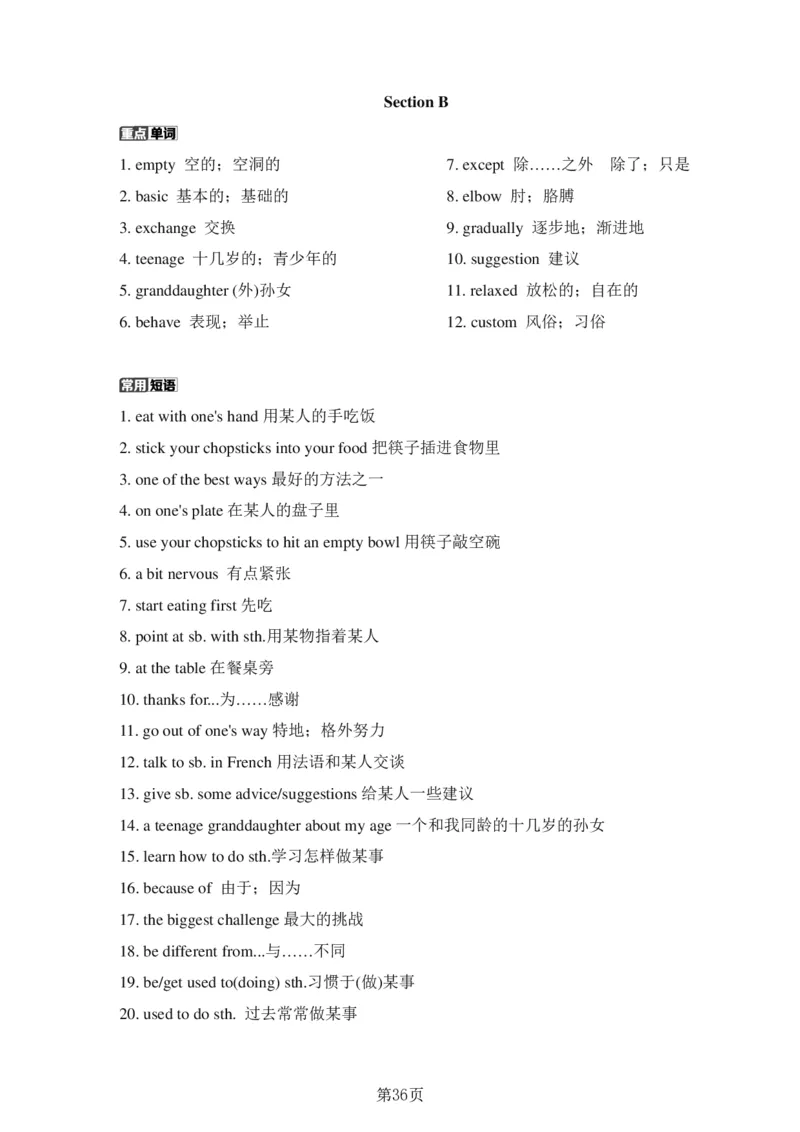 24年人教版九上英语中考单词、短语、句子复习_24秋《初中各科知识点梳理》_2024秋《名师总结》知识点789年级全科_24秋《名师总结》知识点九年级全科