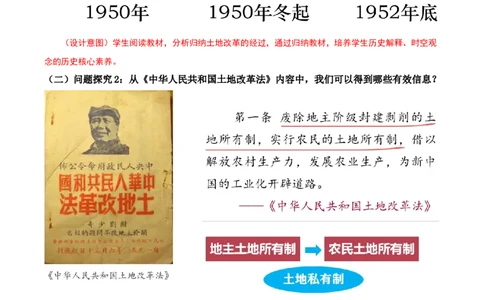 第3课土地改革（教学设计）-（部编版）_新八下历史_00、更新资料3月23日_第二套(4)_教学设计