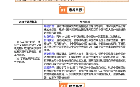 第17课外交事业的发展（教师版）_新八下历史_00、更新资料3月23日_第二套(4)_同步讲义-U15_2025版