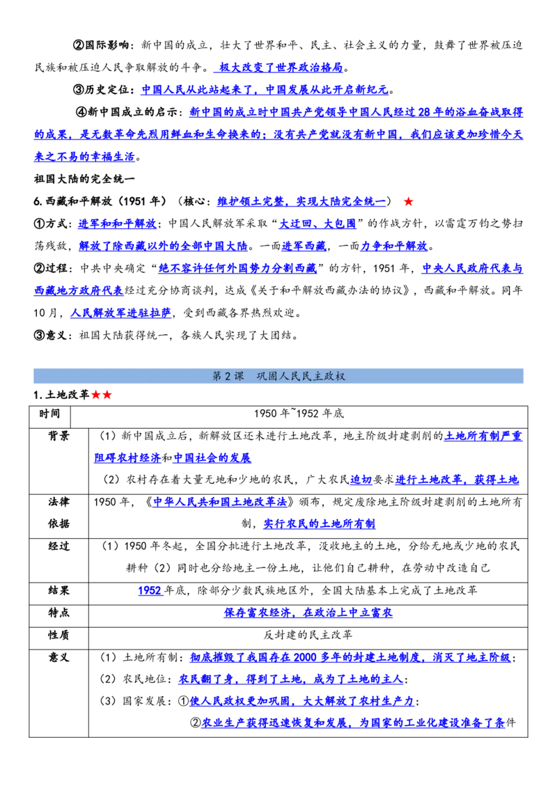 背诵版2026春新教材八年级下册历史知识点总结_新八下历史_00、更新资料3月23日_新版_第三套_第二套_2026春季新版-持续更新中