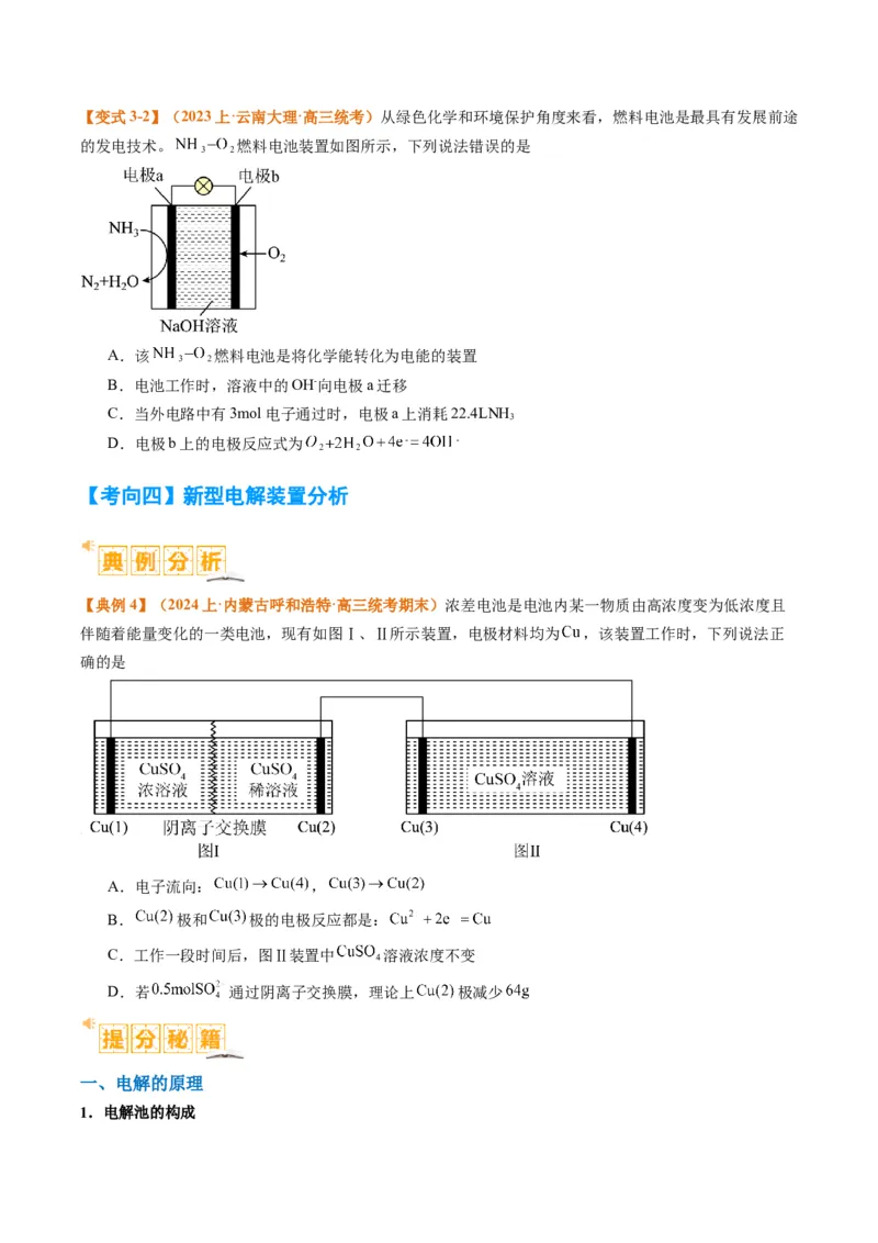 题型11新型电化学装置分析（原卷版）_05高考化学_2024年新高考资料_2.2024二轮复习_2024年高考化学二轮热点题型归纳与变式演练（新高考通用）