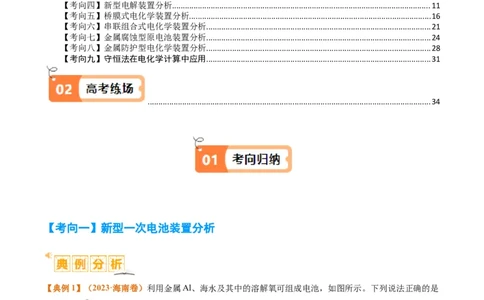 题型11新型电化学装置分析（原卷版）_05高考化学_2024年新高考资料_2.2024二轮复习_2024年高考化学二轮热点题型归纳与变式演练（新高考通用）