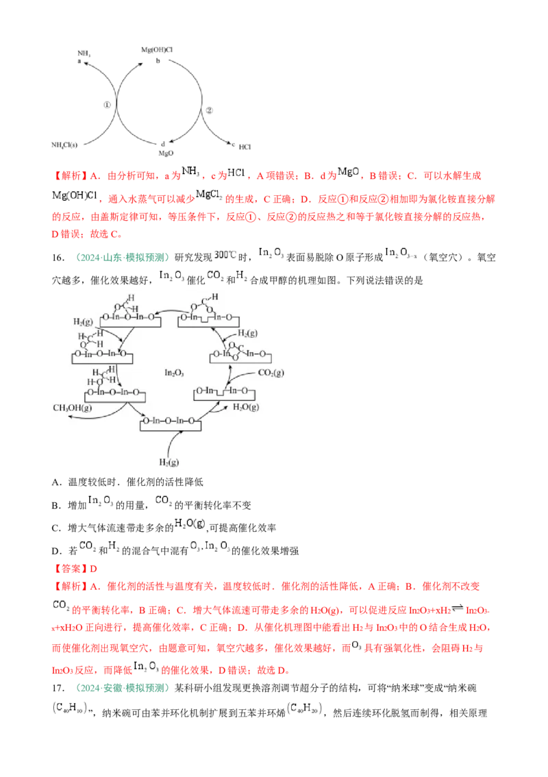 题型10陌生反应机理图（解析版）_05高考化学_2025年新高考资料_二轮复习_2025年高考化学二轮热点题型归纳与变式演练（新高考通用）340117718