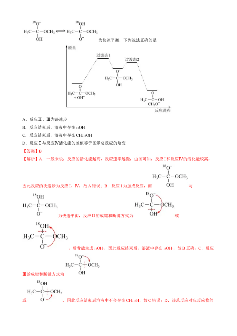 题型10陌生反应机理图（解析版）_05高考化学_2025年新高考资料_二轮复习_2025年高考化学二轮热点题型归纳与变式演练（新高考通用）340117718