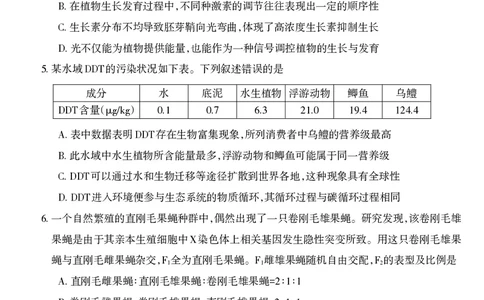 高三理综+-+试卷_05高考化学_高考模拟题_全国课标版_2023届安徽省芜湖市中学期末教学质量统测理综_2023届安徽省芜湖市中学期末教学质量统测理综