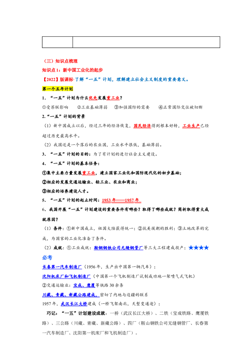 第二单元社会主义制度的建立与社会主义建设的探索（单元背记与考点突破）-（统编版）_新八下历史_00、更新资料3月23日_第二套(4)_大单元教学课件+教学设计-U40