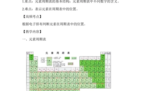 2.元素周期表_新人教版高中化学必修一、二_新人教版高中化学必修上册_微课高一化学必修1（视频课）_必修一讲义（2019人教版）_第四章物质结构元素周期律[10节]