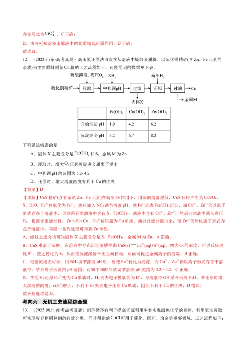重难点06常见无机物的性质、用途与转化-2024年高考化学热点&middot;重点&middot;难点专练（新高考专用）（解析版）_05高考化学_2024年新高考资料_3.2024专项复习