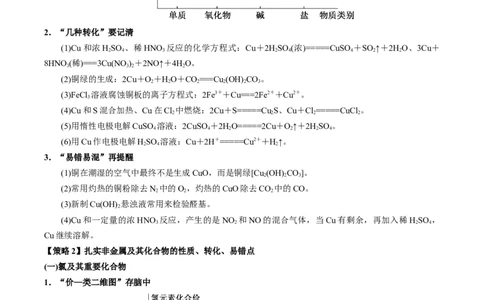 重难点06常见无机物的性质、用途与转化-2024年高考化学热点&middot;重点&middot;难点专练（新高考专用）（解析版）_05高考化学_2024年新高考资料_3.2024专项复习