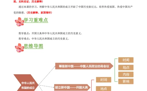 第1课中华人民共和国成立（导学案）-（部编版）_新八下历史_00、更新资料3月23日_第二套(4)_导学案