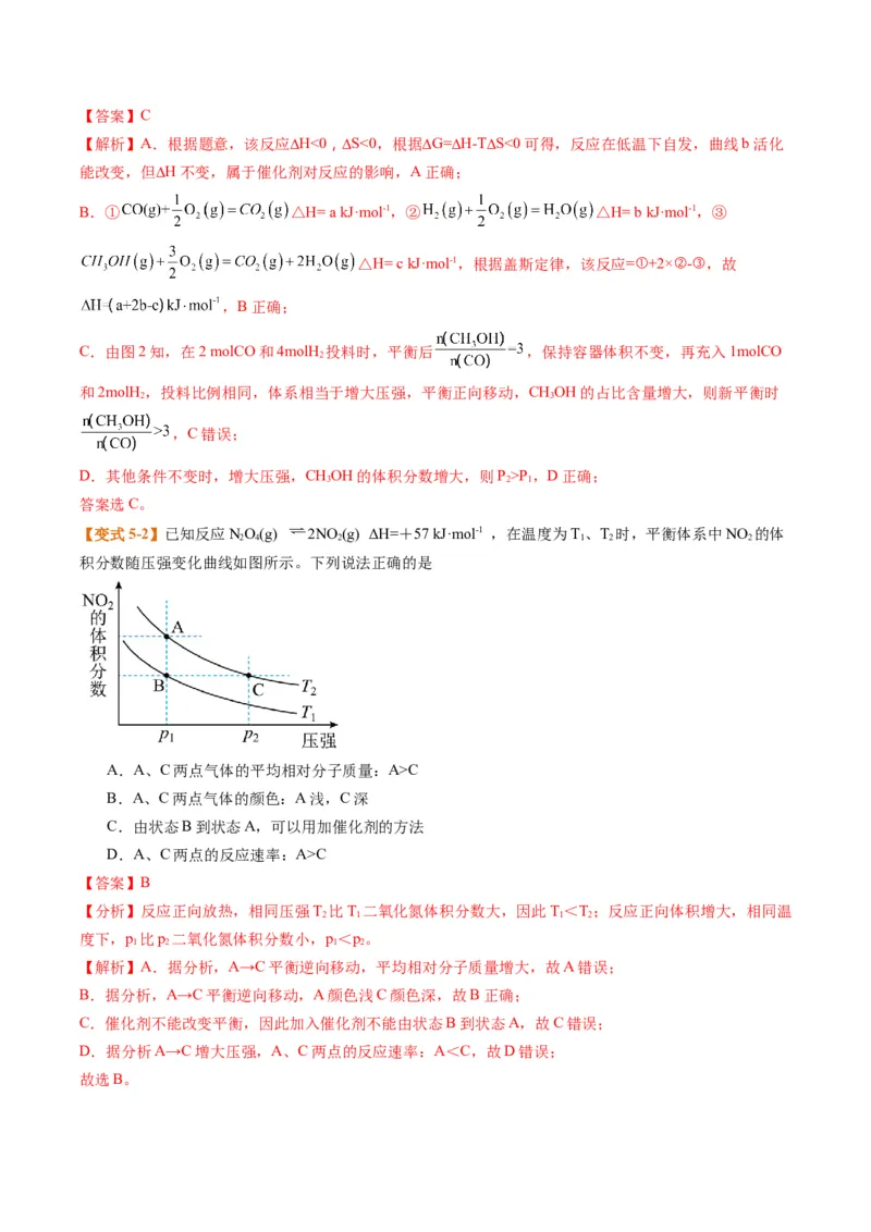 题型12化学平衡图表分析（解析版）_05高考化学_2024年新高考资料_2.2024二轮复习_2024年高考化学二轮热点题型归纳与变式演练（新高考通用）