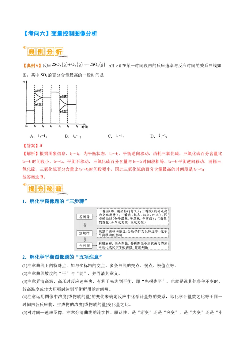 题型12化学平衡图表分析（解析版）_05高考化学_2024年新高考资料_2.2024二轮复习_2024年高考化学二轮热点题型归纳与变式演练（新高考通用）