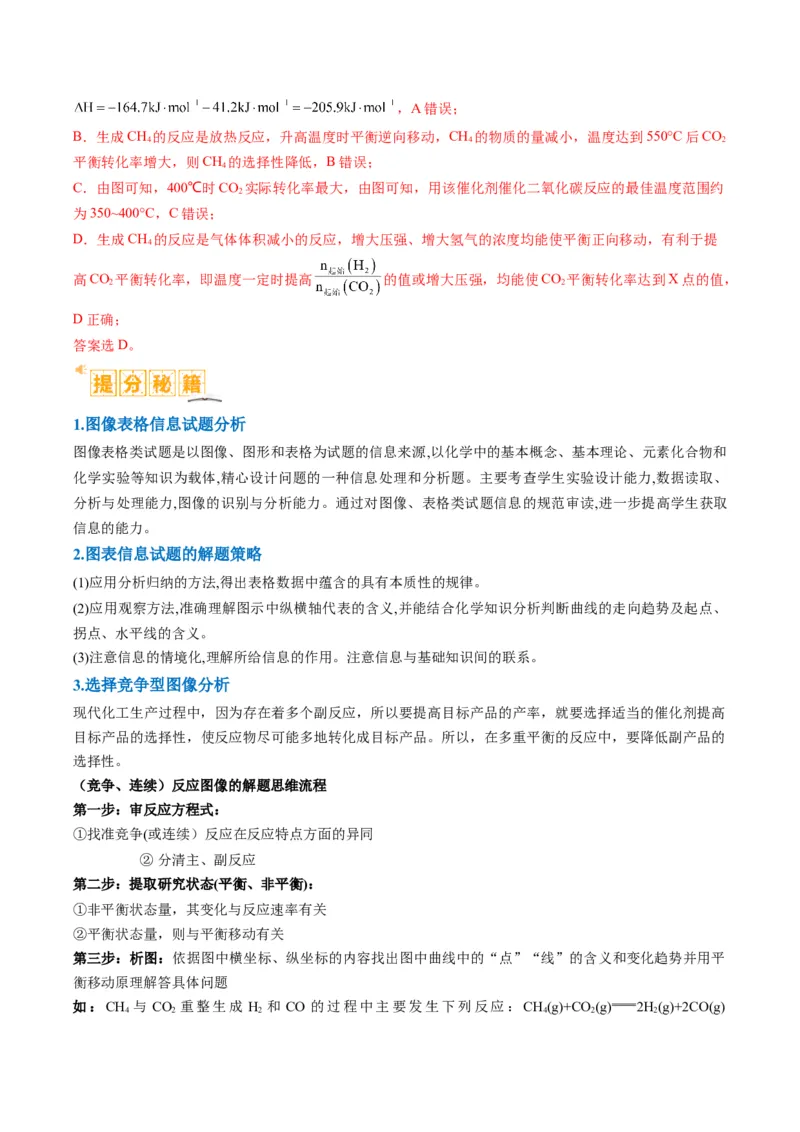 题型12化学平衡图表分析（解析版）_05高考化学_2024年新高考资料_2.2024二轮复习_2024年高考化学二轮热点题型归纳与变式演练（新高考通用）