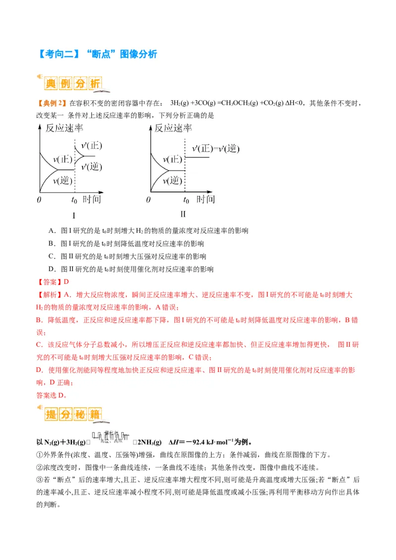 题型12化学平衡图表分析（解析版）_05高考化学_2024年新高考资料_2.2024二轮复习_2024年高考化学二轮热点题型归纳与变式演练（新高考通用）