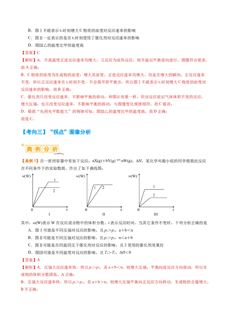 题型12化学平衡图表分析（解析版）_05高考化学_2024年新高考资料_2.2024二轮复习_2024年高考化学二轮热点题型归纳与变式演练（新高考通用）