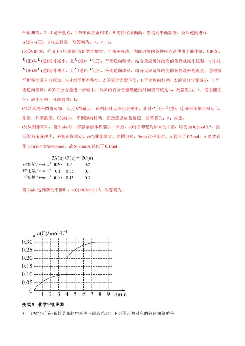 解密07化学反应速率与化学平衡（讲义）-高频考点解密2022年高考化学二轮复习讲义+分层训练（全国通用）（解析版）_05高考化学_通用版（老高考）复习资料_2023年复习资料_二轮复习