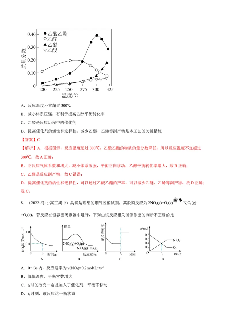 解密07化学反应速率与化学平衡（讲义）-高频考点解密2022年高考化学二轮复习讲义+分层训练（全国通用）（解析版）_05高考化学_通用版（老高考）复习资料_2023年复习资料_二轮复习