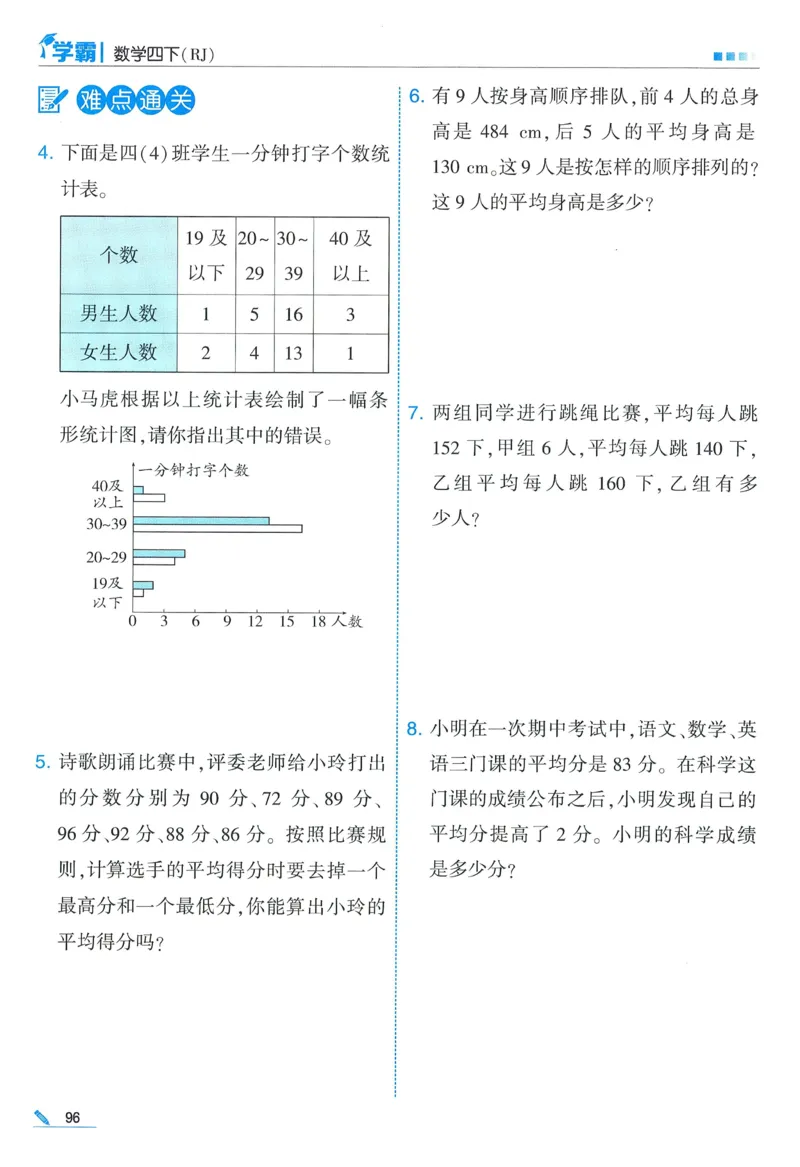 26春五星学霸数学人教四下_26春人教版数学三下_09、练习题+试卷合集_-26春《五星学霸》_26春《五星学霸》数学RJ4下