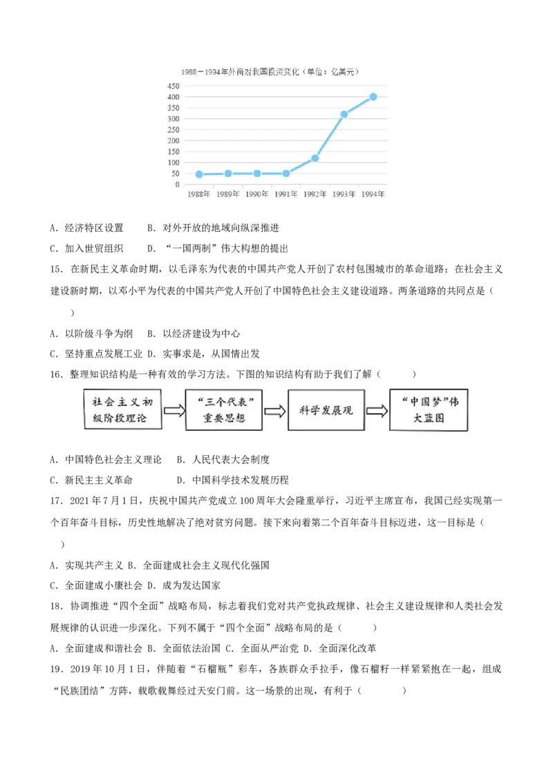 八下期末拔高检测卷04（考试版）_new_新八下历史_19、赠送其它资料_旧版_07习题试卷8下历史_4、期末试卷
