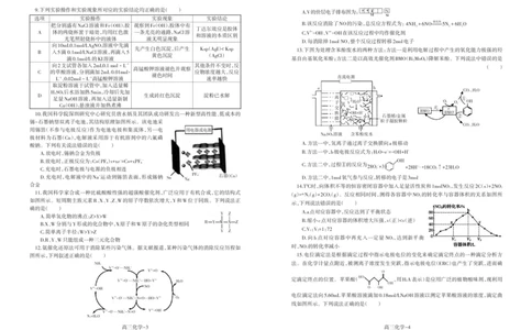 辽宁省协作校2022-2023学年度上学期期末考试高三试化学试题_05高考化学_高考模拟题_新高考_2023辽宁省协作校高三上学期期末考试化学_2023辽宁省协作校高三上学期期末考试化学