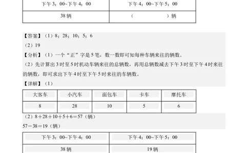 专题05：数据的收集与整理（解决问题讲义）（新教材）（解析版）_26春人教版数学三下_00、更新资料3月18日_解决问题专项练习-T7(1)_2026版