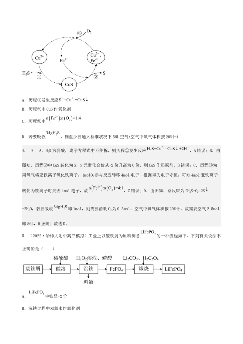 高频考点9陌生氧化还原反应的书写-2023年高考化学二轮复习高频考点51练（解析版）_05高考化学_新高考复习资料_2023年新高考资料_二轮复习