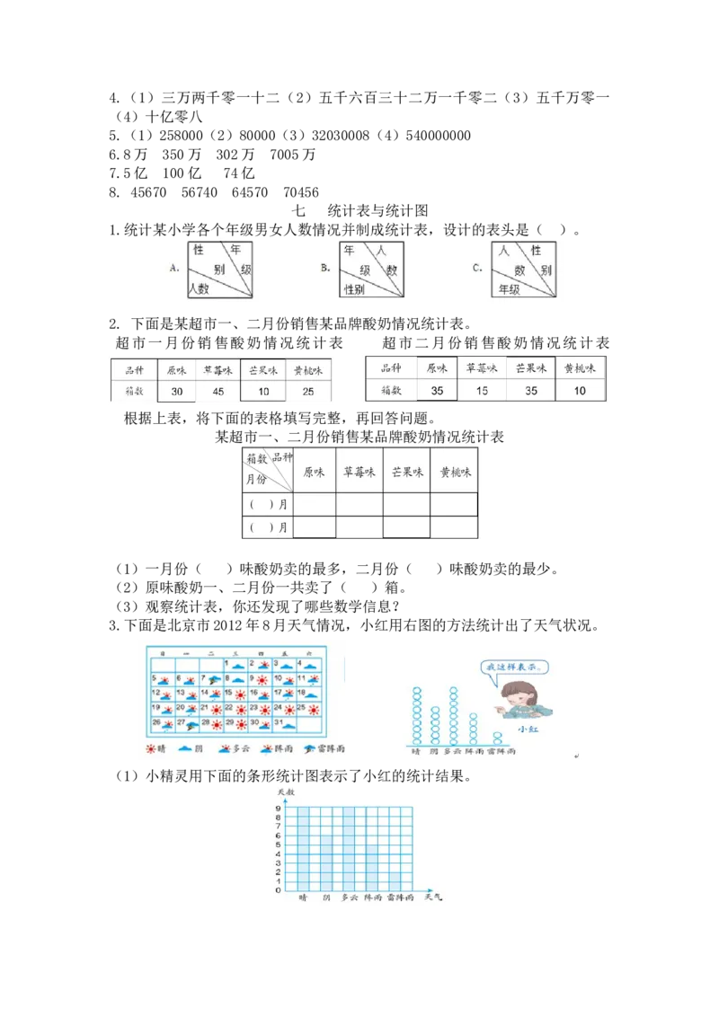 人教版3年级数学下-衔接题_26春人教版数学三下_19、赠送其它资料_新建文件夹_三年级数学下册（人教版）_专项练习_拓展习题
