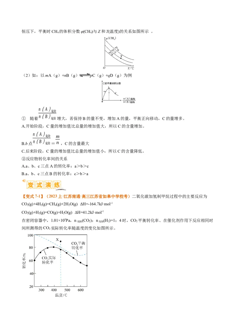 题型12化学平衡图表分析（原卷版）_05高考化学_2024年新高考资料_2.2024二轮复习_2024年高考化学二轮热点题型归纳与变式演练（新高考通用）